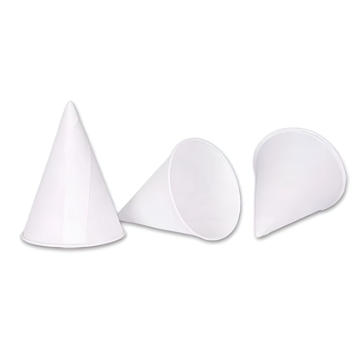 Vasos cónicos de papel 4.5 oz. 200 unid. Desechables