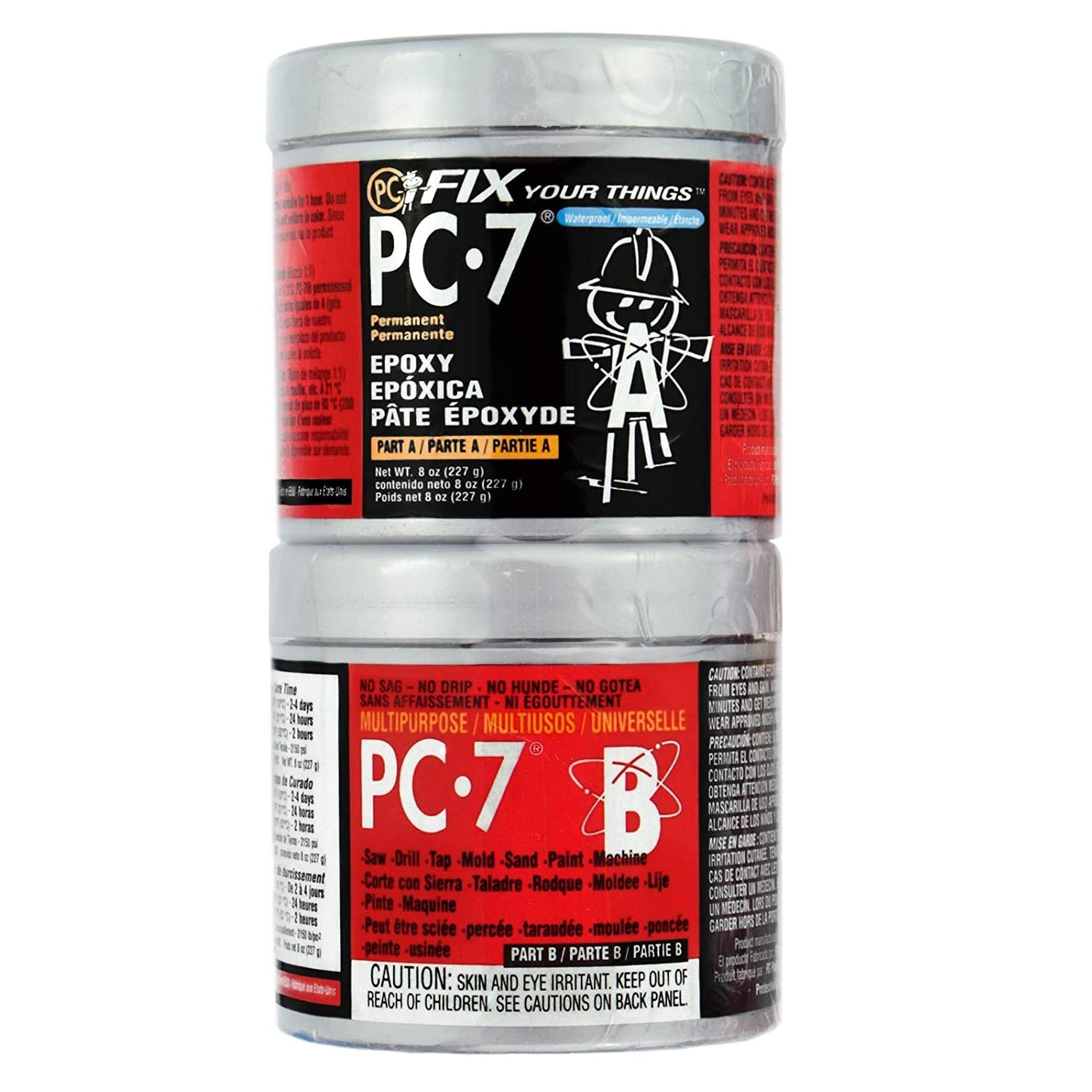 Pegamento epoxico de 1/2 LB para Barandas con tubo de 42.4 x1.5 mm, 12 mmx0.9 o tubo 40x40x1.5mm