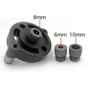 Guía autocentrante para perforación de agujeros en cantos de madera 6/8/10mm