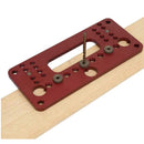 Plantilla con guía para perforaciones en puertas y muebles de madera. Tamaño 32/64/96/128mm