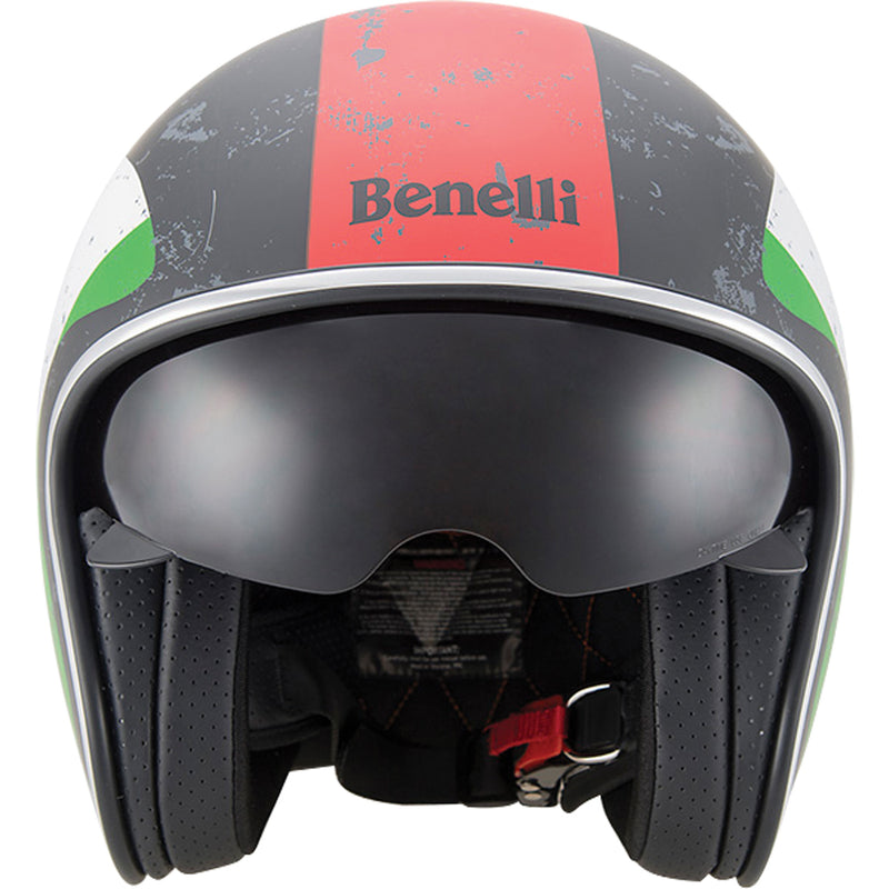 Casco Leoncino Retro Bandera de Italia