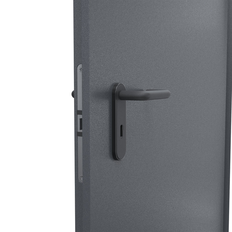 Puerta Multiuso Reversible 990x2140mm marco MC3 color Gris 7035