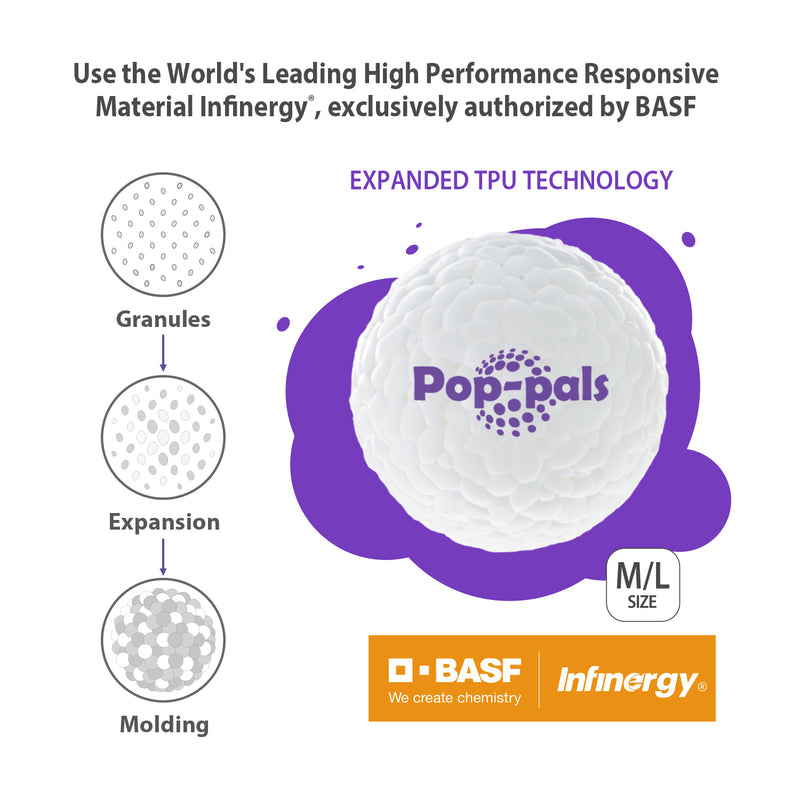 Pelota Pop pals Ultra durable Talla L para mascotas