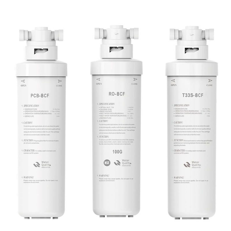 Filtro de agua con Osmosis Inversa de 3 etapas con tanque integrado de 100 galones por día