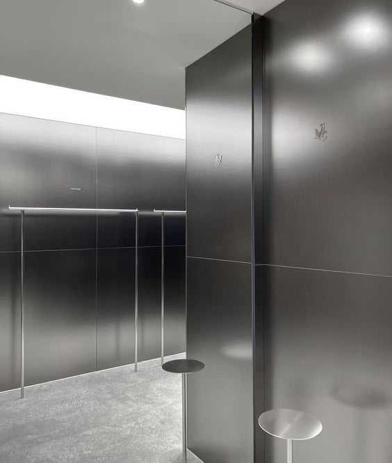 Lámina de Acero Inoxidable WPC Bambú Plomo pulido Decorativo recortable 1.22m x 2.80m x 8 mm (Do it yourself)