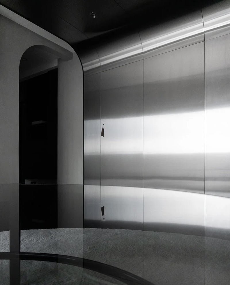 Lámina de Acero Inoxidable WPC Bambú Plomo pulido Decorativo recortable 1.22m x 2.80m x 8 mm (Do it yourself)