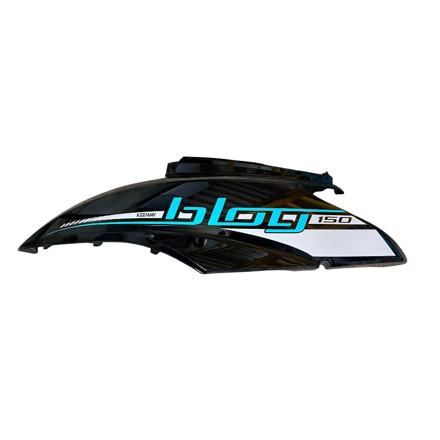 LEFT DECORATIVE PANEL BLACK GK WITH STICKER FOR GREY VEHICLE  (BLOG 150)