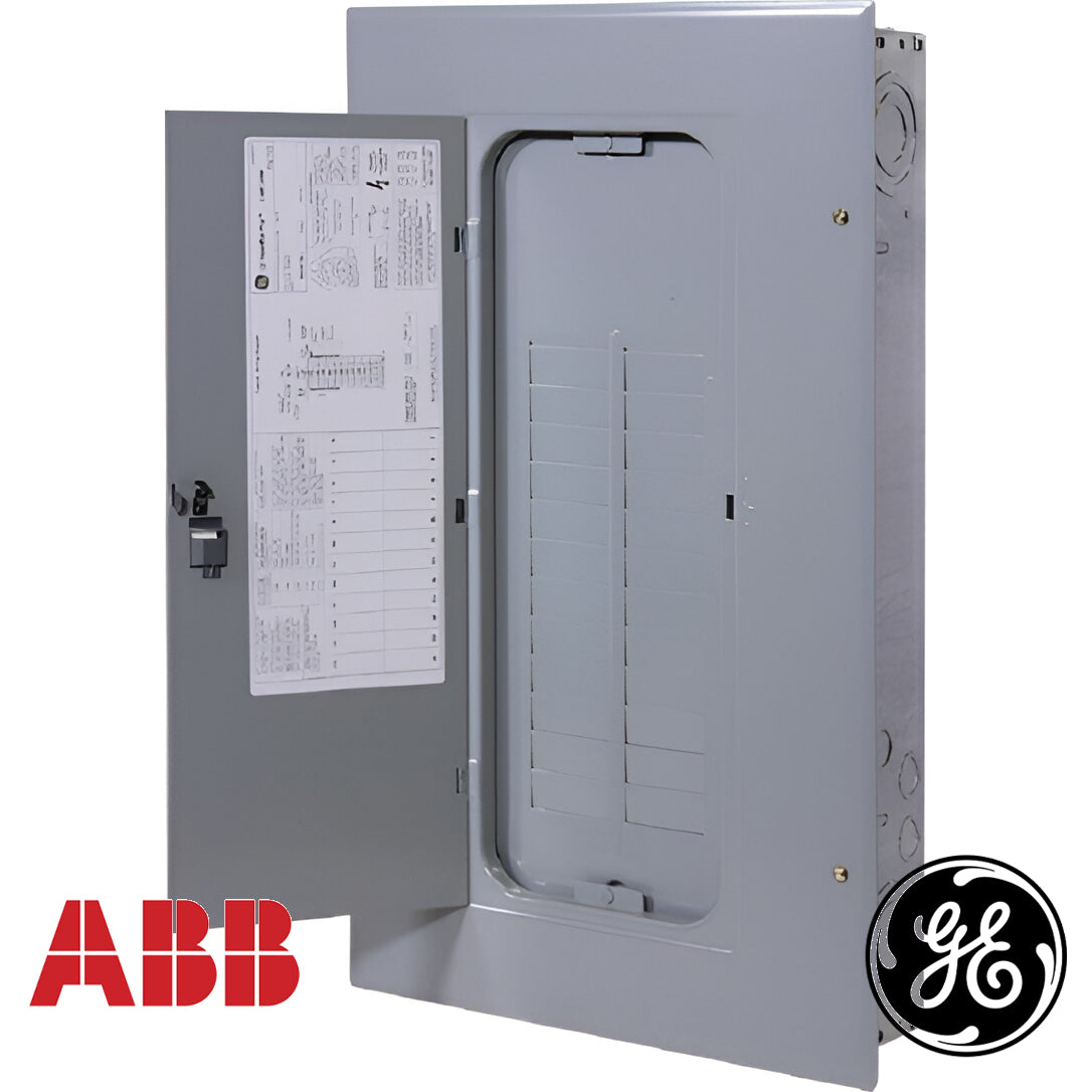 Panel eléctrico 150A, 120/208V 24Cts. Caja Breaker General Electric (GE) Tablero Eléctrico Trifásico TL24415C