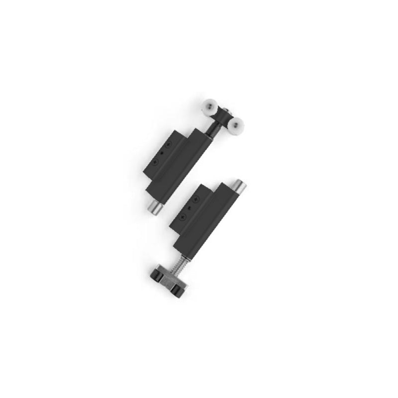 Juego de Rueda Superior / Guia Inferior Montaje Inversor. Plegable Europa. Color Negro