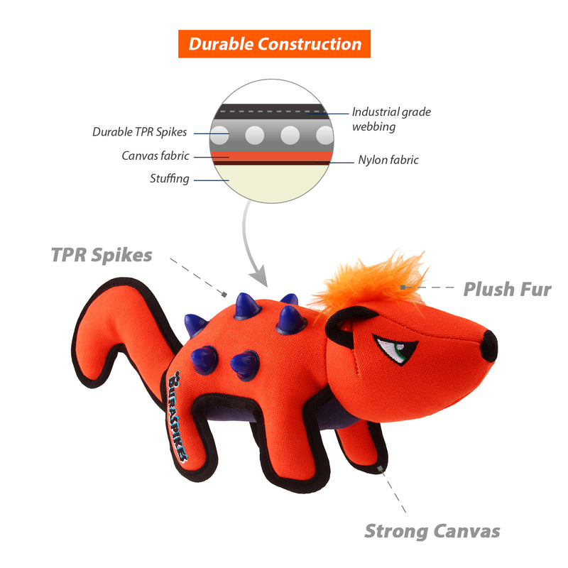 Peluche ardilla resistente Duraspikes para mascotas