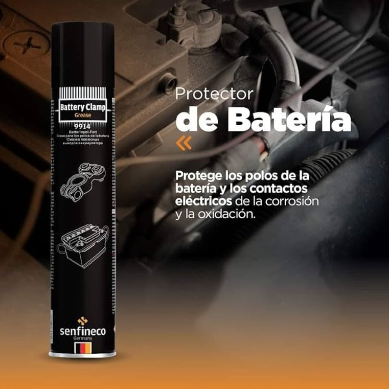 Spray Protector para terminales de batería 12V 400 ML senfineco