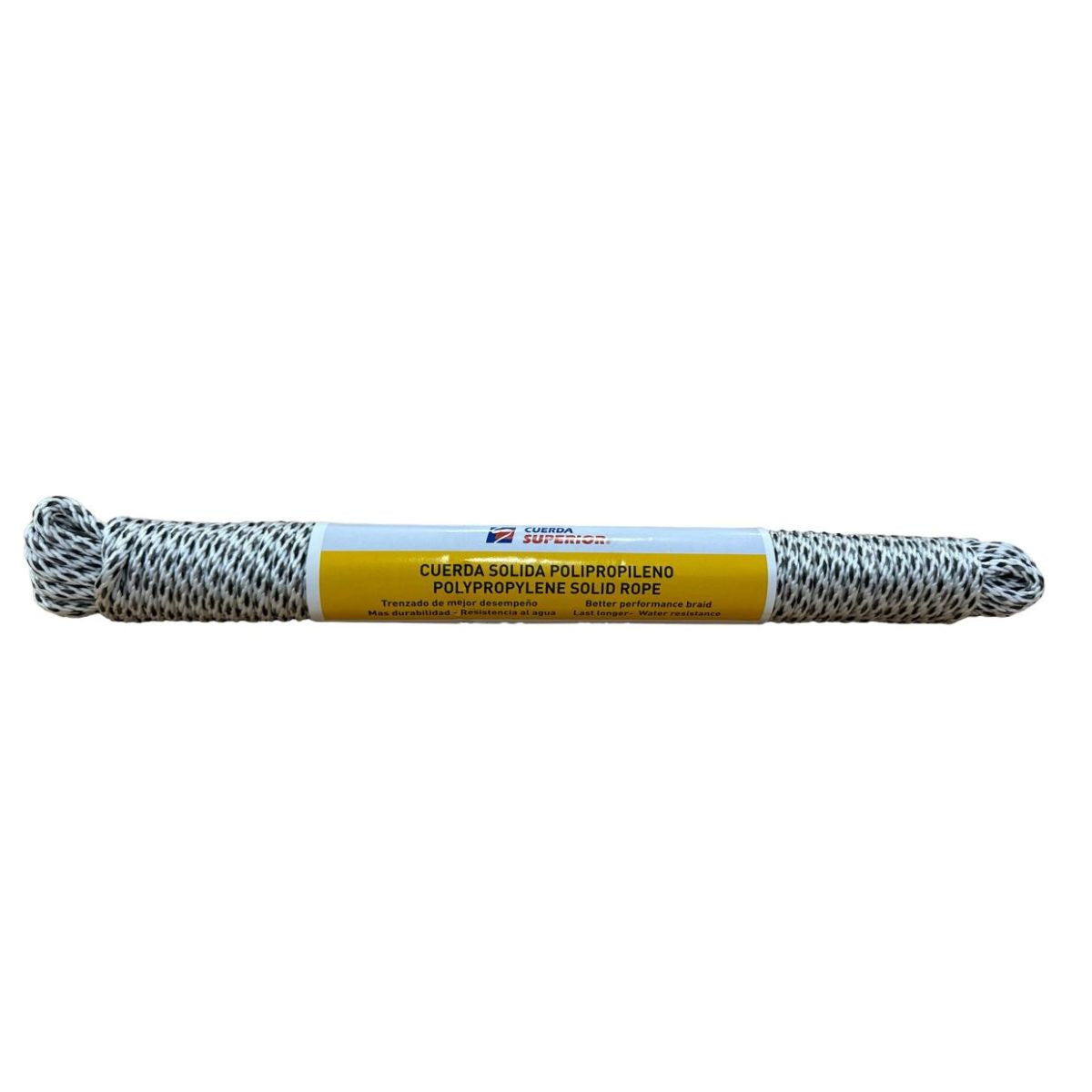 Cuerda Matizada 6mm x 15m Resistente a rayos UV para Uso en Humedad Extrema y Exterior. Soga Mecate.