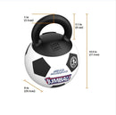 Pelota JUMBALL blanco negro con asa para mascota