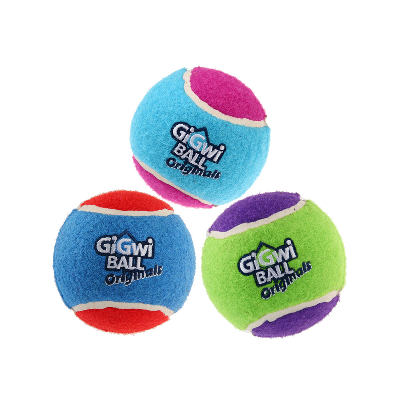 Pelota de tenis 3 pack juguete para mascota M