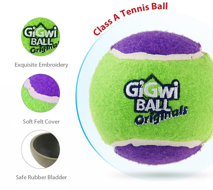 Pelota de tenis 3 pack juguete para mascota M
