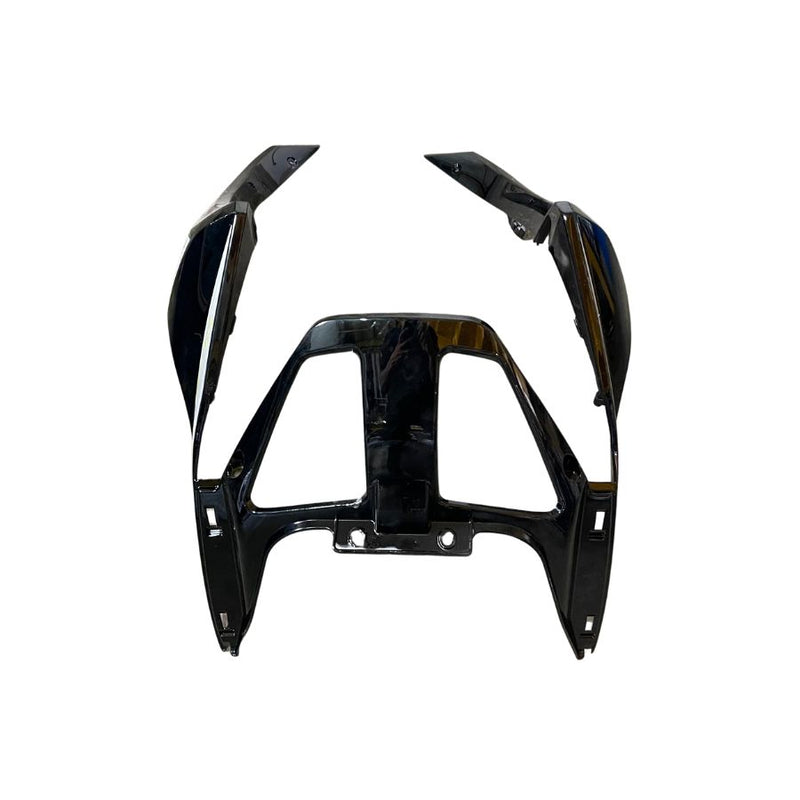 FRONT LEG SHIELD BLACK GK WITH STICKER  (BLOG 150)