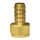 Adaptador hembra de giro 1/2" x 1/2" de latón para manguera