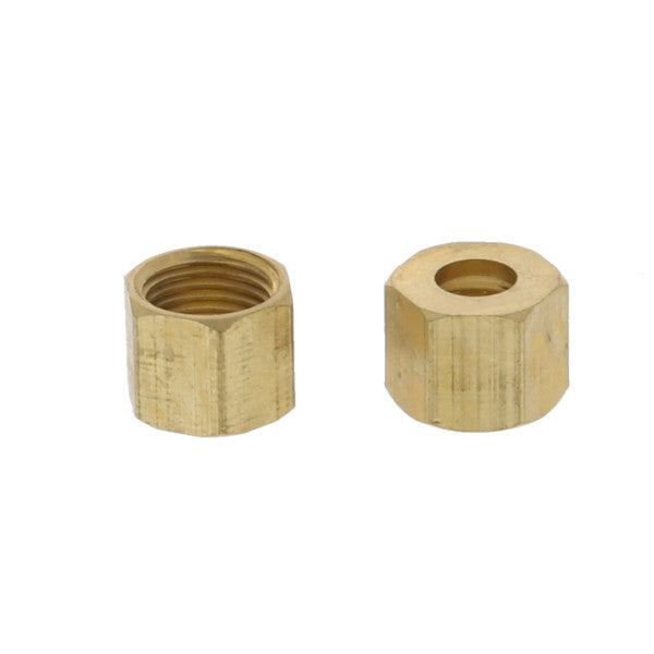 Tuerca de latón de compresión 1/4" (