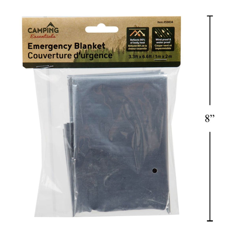 Manta de emergencia para camping, 1Mx2M