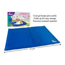 Cama de enfriamiento de gel  16 "X12", tamaño S. Caja color. Refresca a su mascota