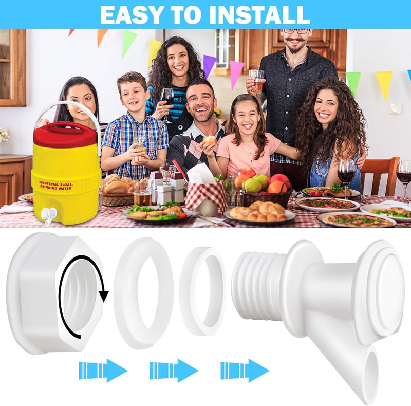 Grifo de repuesto para termo Cooler de 2 a 10 galones.