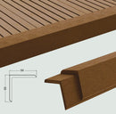 Angulo Remate Deck Caoba WPC Exteriores 50 x50x2900mm