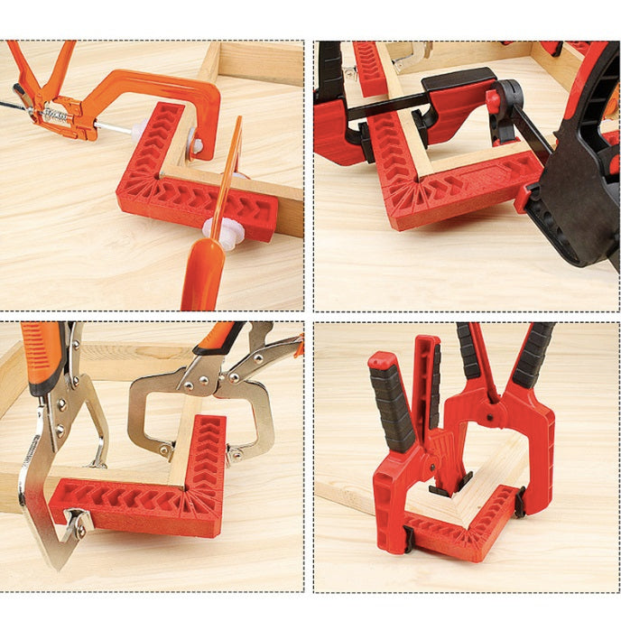 Escuadra Angulo recto 90 grados de 150mm, plástico para ebanista.