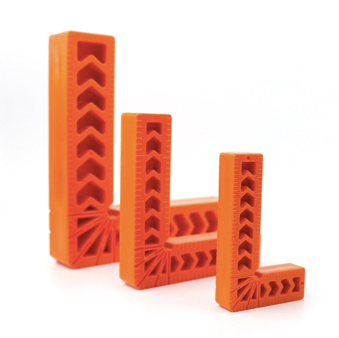 Escuadra Angulo recto 90 grados de 150mm, plástico para ebanista.