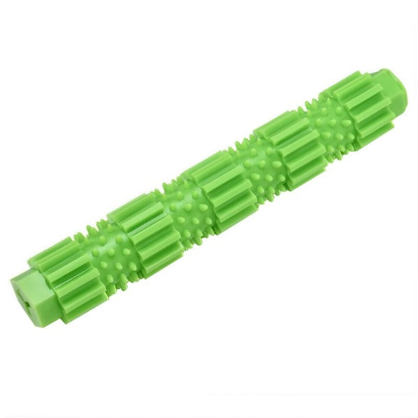 Juguete para Perro masticable y resistente de caucho. Color Verde.