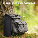Silla plegable compacta ultra ligera con bolsa, color negro