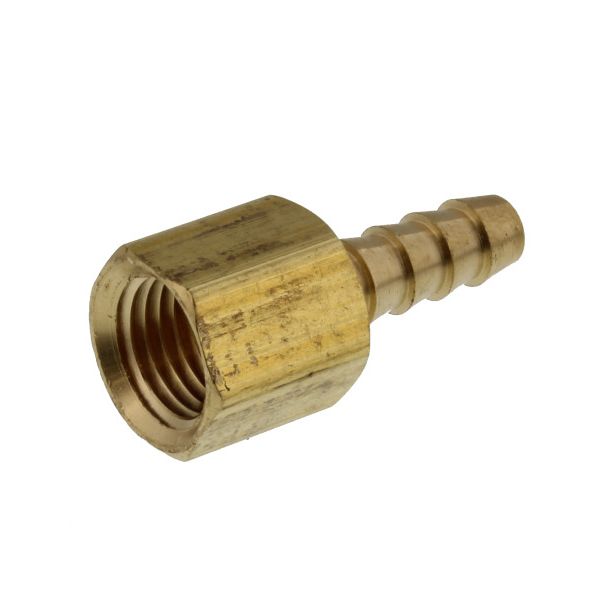 Adaptador hembra de 1/4" x 1/8" de latón para manguera