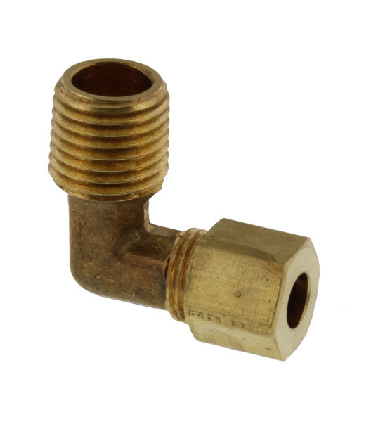 Codo de compresión 90° de 1/4" x 1/4" (