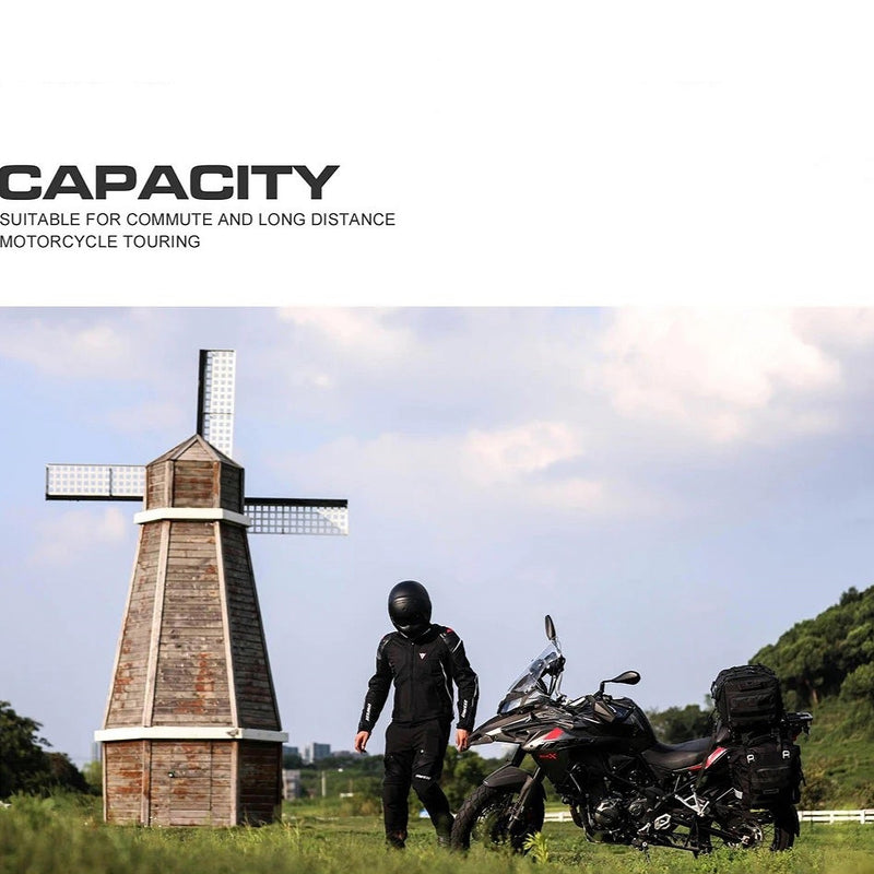 Bolsa lateral para motocicleta 20L Negro-Rhinowalk