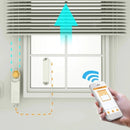 Motor inteligente para automatización de persianas, con panel solar y cargador