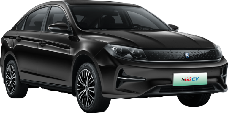 Vehículo eléctrico Sedan Dongfeng Forthing S60EV 415km Autonomía EXCLUSIVE Color Negro/ Inte. Negro