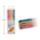 Bolígrafo de gel de 4 piezas en estuche de plástico