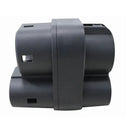 Adaptador de enchufe carga rápida DC CCS1 americano a puerto carro DC CCS2 Europeo