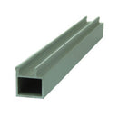 Perfil guia inferior para puertas corredizas. Anodizado. 3 mts.