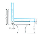 Cerradura sencilla para pegar con fotocurado UV.
