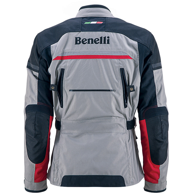 Kits de Chaqueta y pantalón Esencial Benelli Negro/Gris/Rojo. Tallas M, L, XL.