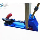 Kit Portátil de plantilla guía para perforación con pinza para carpintería y brocas.