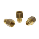 Adaptador flare de gas hembra de 3/8" x 3/8"