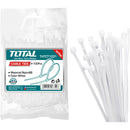 Zunchos TOTAL TOOLS (100 Piezas) Color Blanco