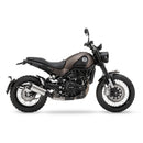 Benelli Leoncino Trail 500cc Color Marron Motor Bicilindrico enfriado por liquido Inyec elect 8val