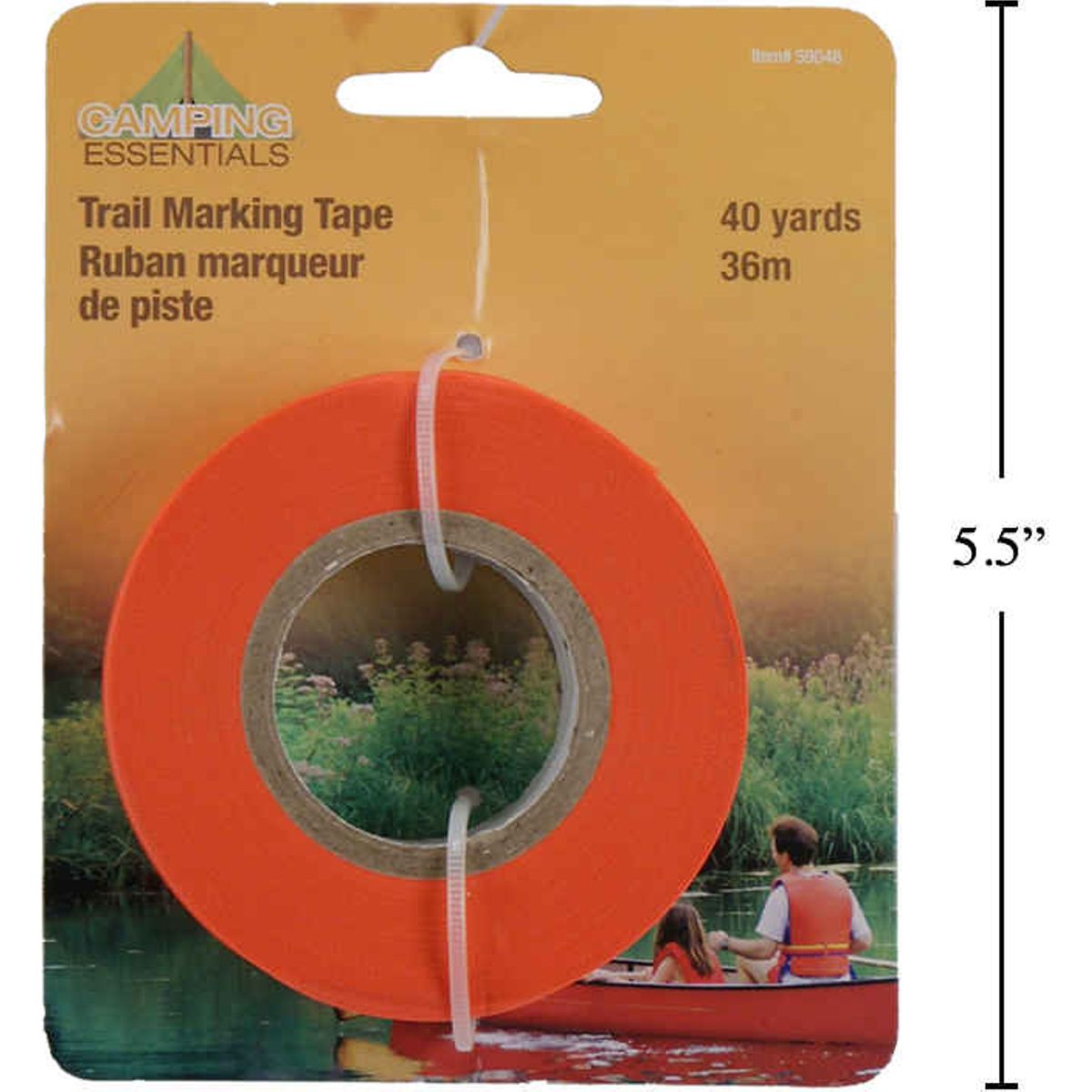 Camping 40yds. Cinta de señalización de senderos