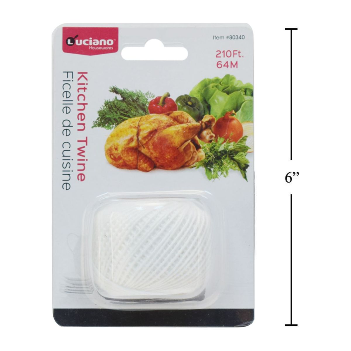 Luciano 210ft./64M Hilo de cocinar