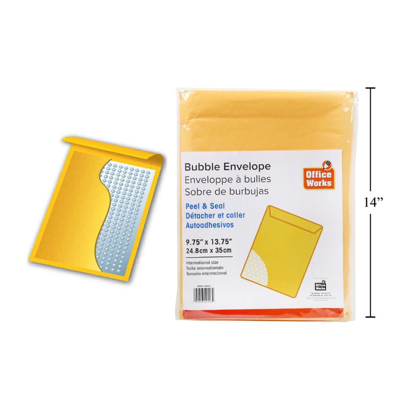 Sobre burbuja de 9,75 x 13,75 "