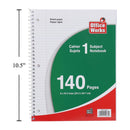 Libreta de notas con resorte de 140-P de 8x10,5 "