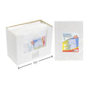 Portadocumentos carpetas de PVC de 3 piezas, 10x13 "