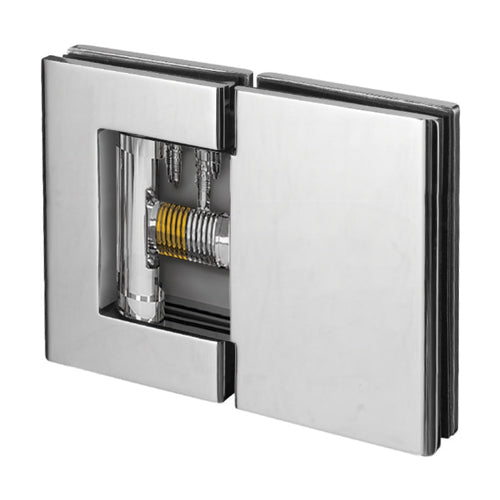 TITUS 2.0 PAR DE BISAGRAS HIDRÁULICAS DE VIDRIO VIDRIO 180º Fuerza de cierre EN3